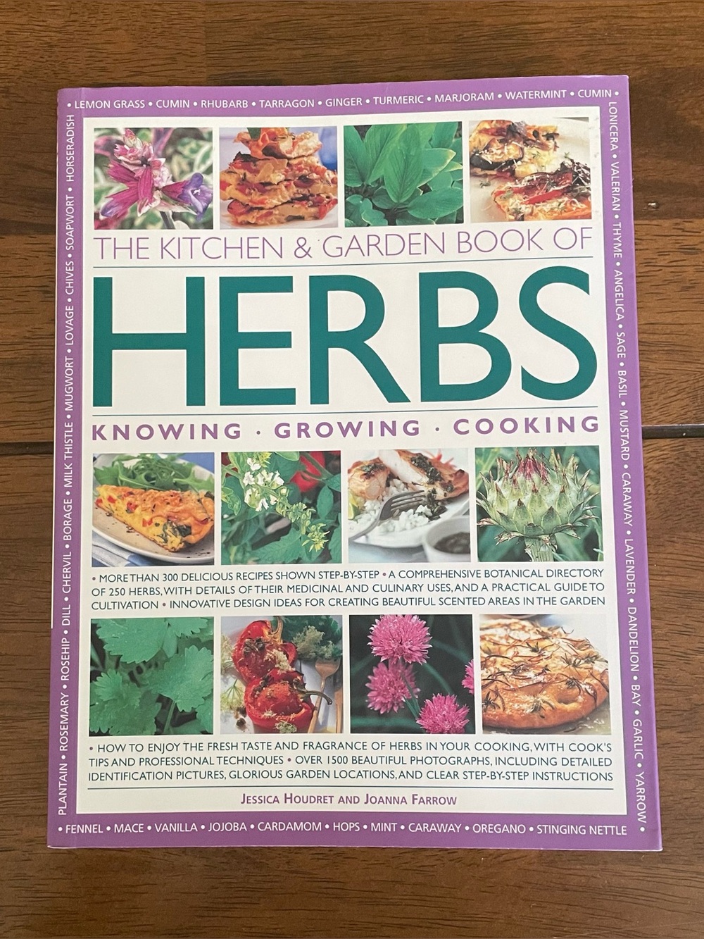 The Kitchen and Garden Book of Herbs by Jessica Houdret & Joanna Farrow NWOT